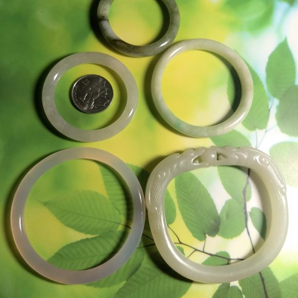 vintage 60s NWOT jade dragon bangle bracelet 🎈HOST PICK 🎈 - Picture 8 of 8